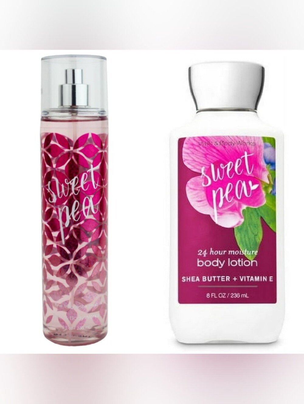 Bath & Body Works Sweet Pea Mist & Lotion Set -